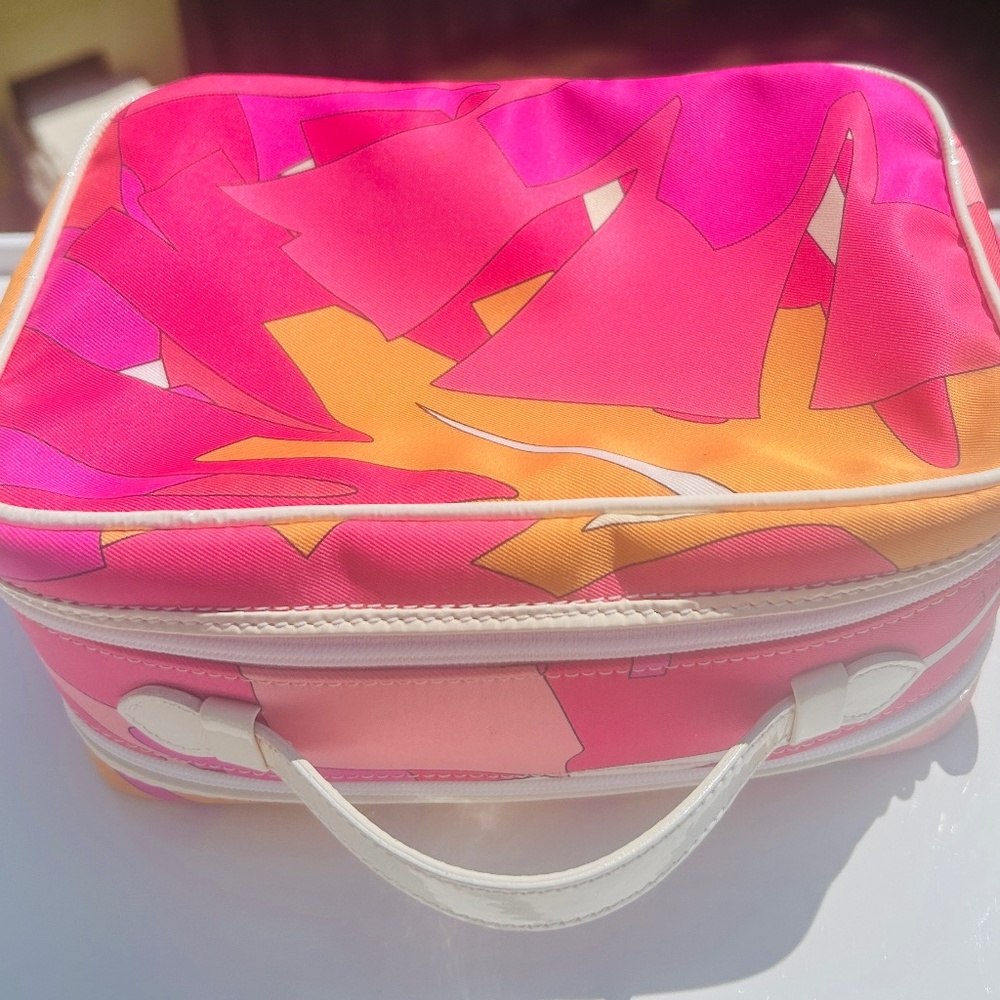 Authentic Vintage Emilio Pucci Vibrant Cosmetic Bag NWOT - Picture 8 of 14